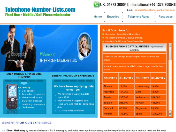 www.telephone-number-lists.com