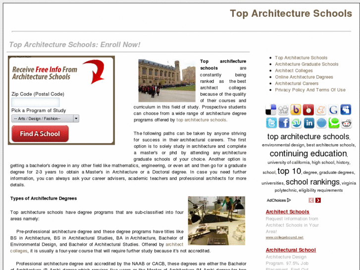 www.toparchitectureschools.org