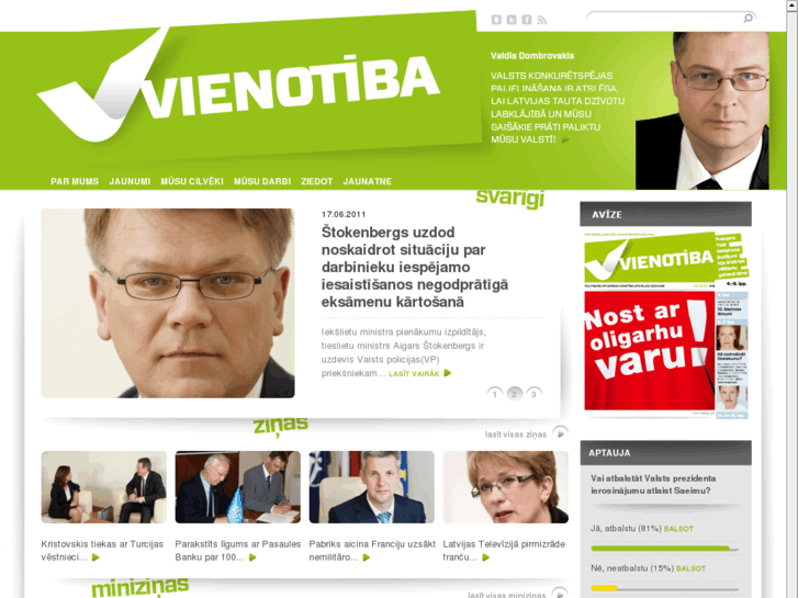 www.vienotiba.lv