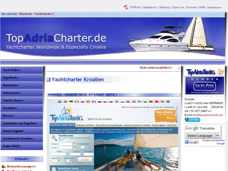 www.yachtcharter-jarusica.com