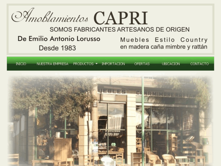 www.amoblamientoscapri.com.ar