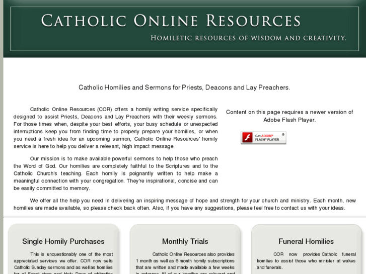 www.catholiconlineresources.com