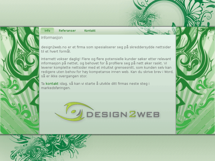 www.design2web.no