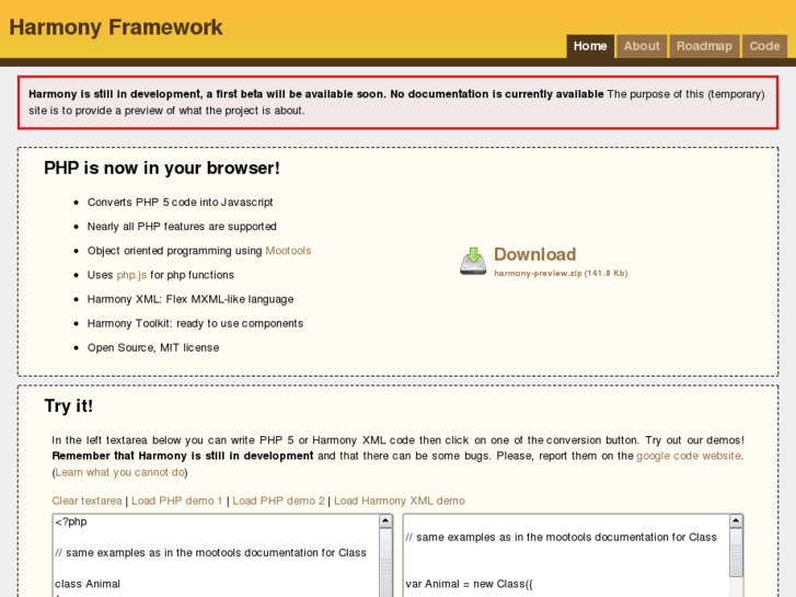 www.harmony-framework.com