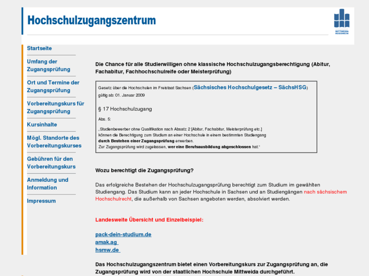 www.hochschulzugangszentrum.de