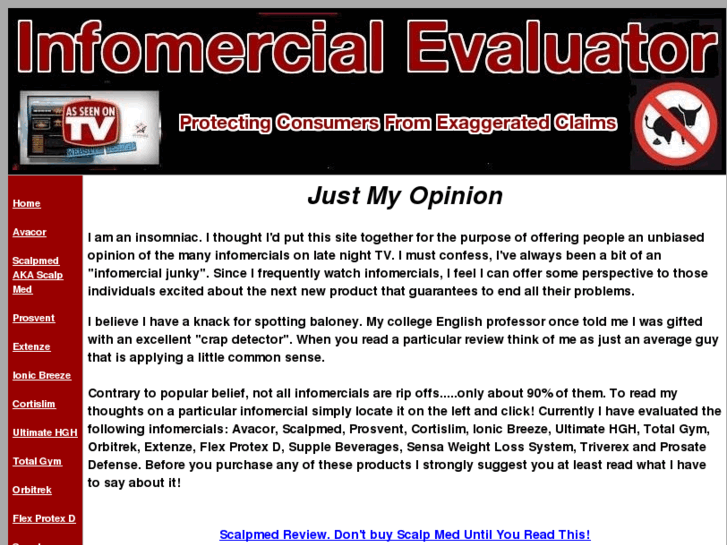 www.infomercial-evaluator.com