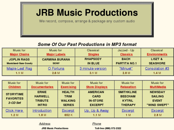 www.jrbmusicproductions.com