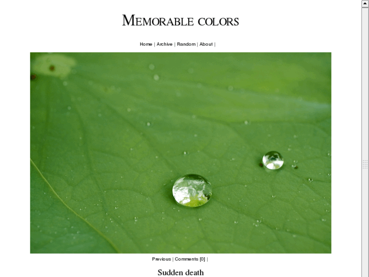 www.memorablecolors.info