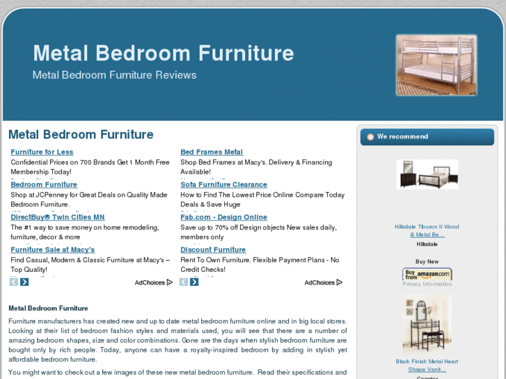 www.metalbedroomfurniture.net