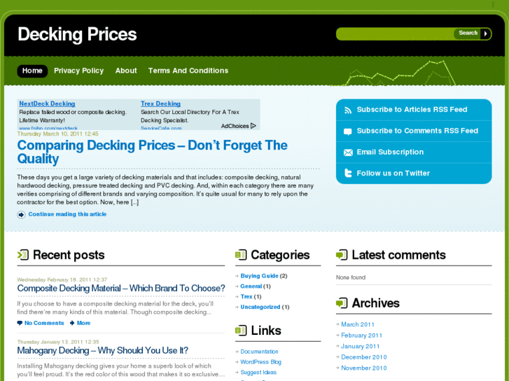 www.deckingprices.net