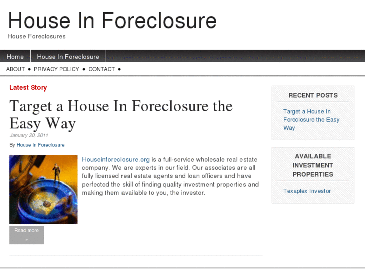 www.houseinforeclosure.org