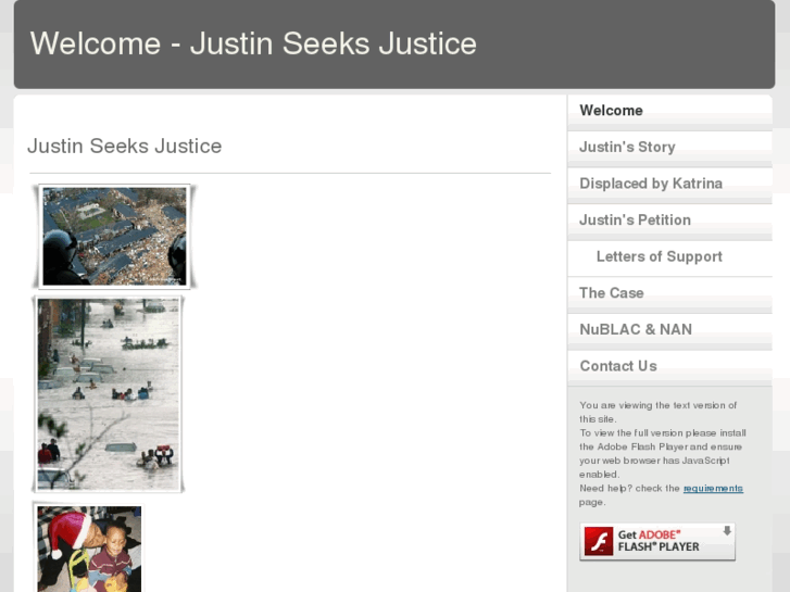 www.justinseeksjustice.com