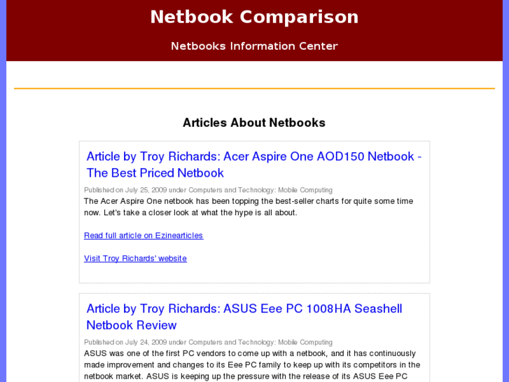 www.netbookcomparison.net