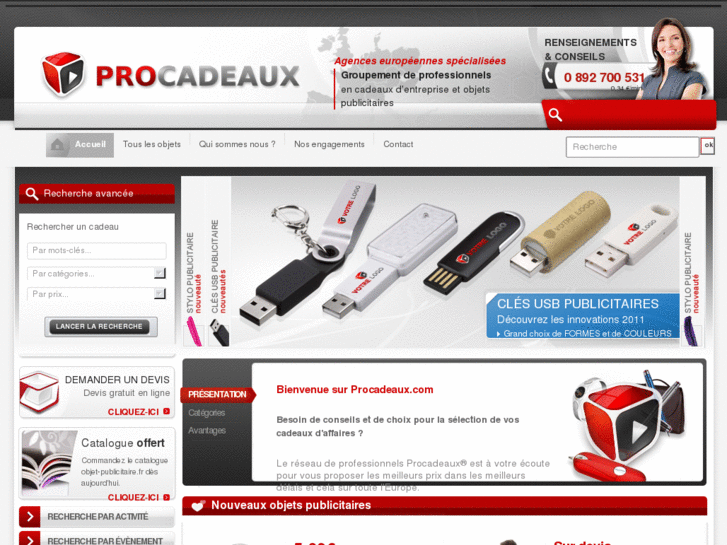 www.procadeaux.com