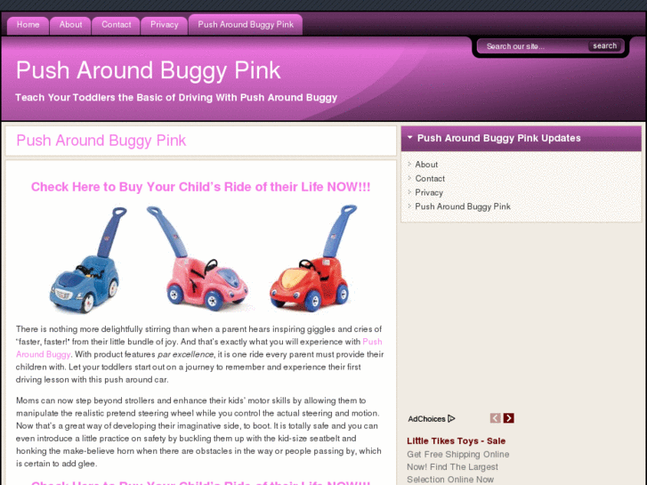 www.pusharoundbuggypink.com