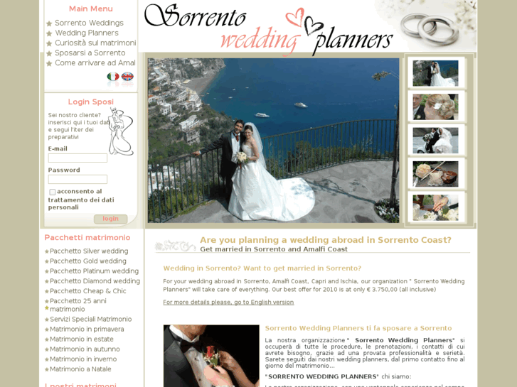 www.sorrentoweddingsplanner.com