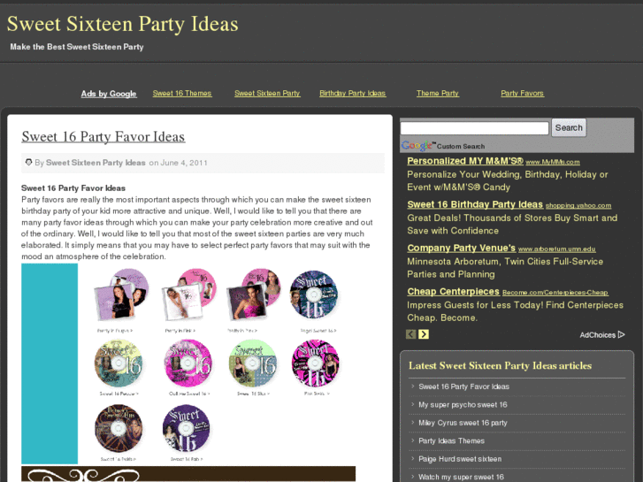 www.sweet-sixteen-party-ideas.info