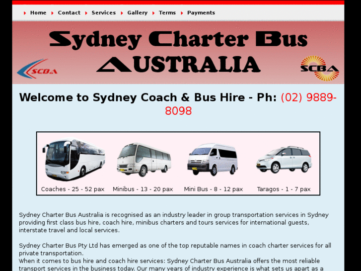 www.sydneycoachbushire.com.au