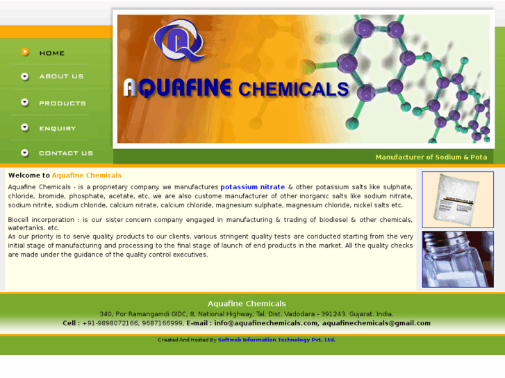 www.aquafinechemicals.com