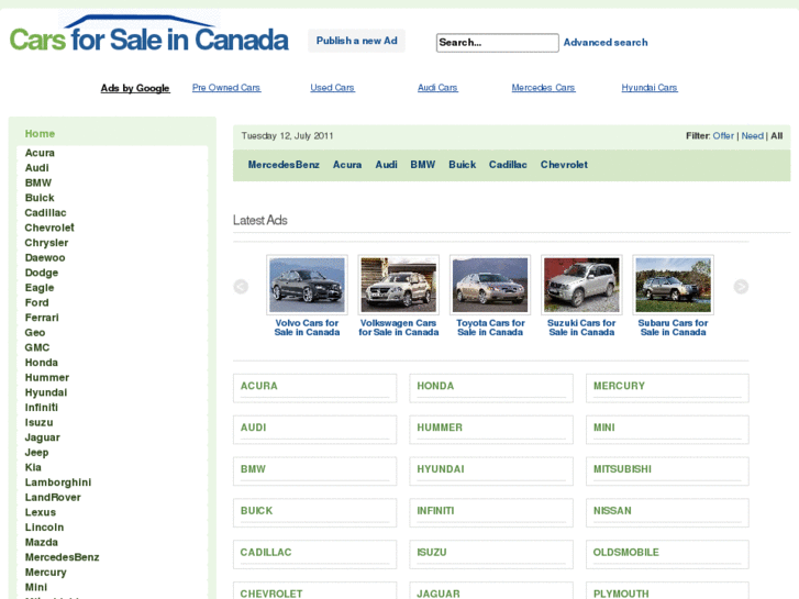 www.carsforsaleincanada.net