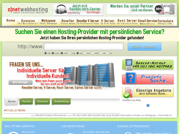 www.cnetwebhosting.de