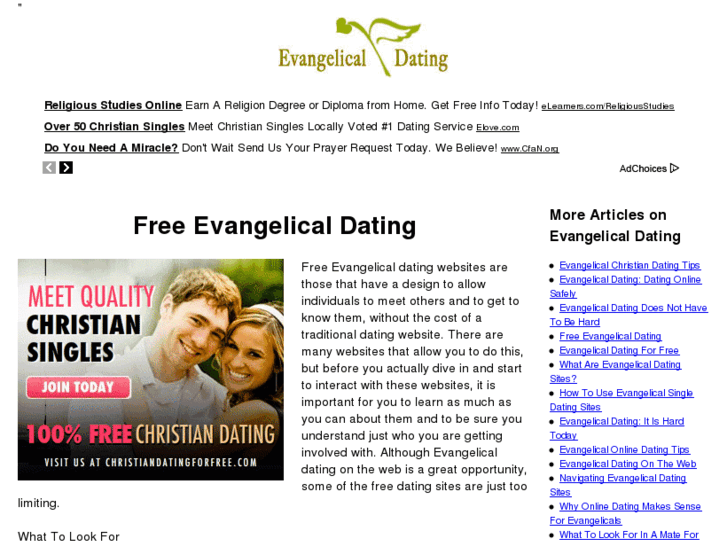 www.evangelicaldating.com