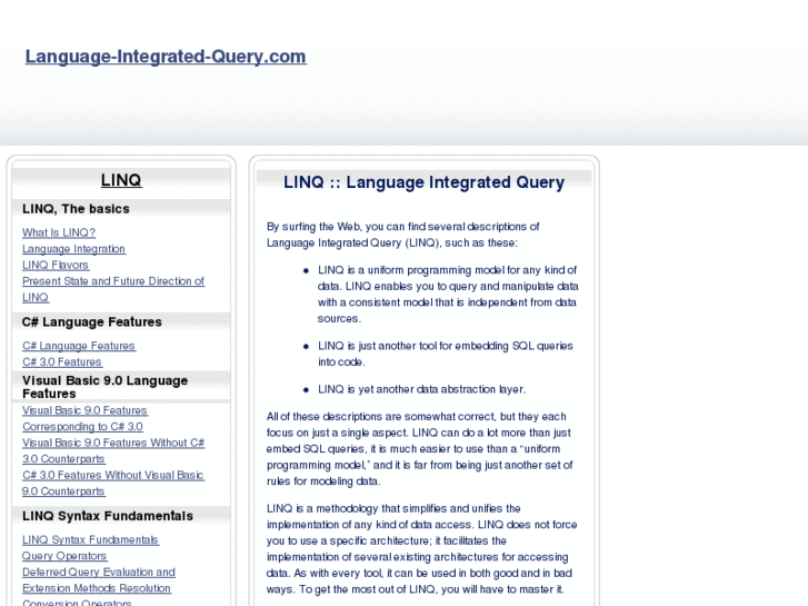 www.language-integrated-query.com