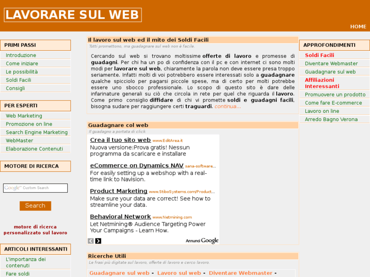 www.lavorare-sul-web.com