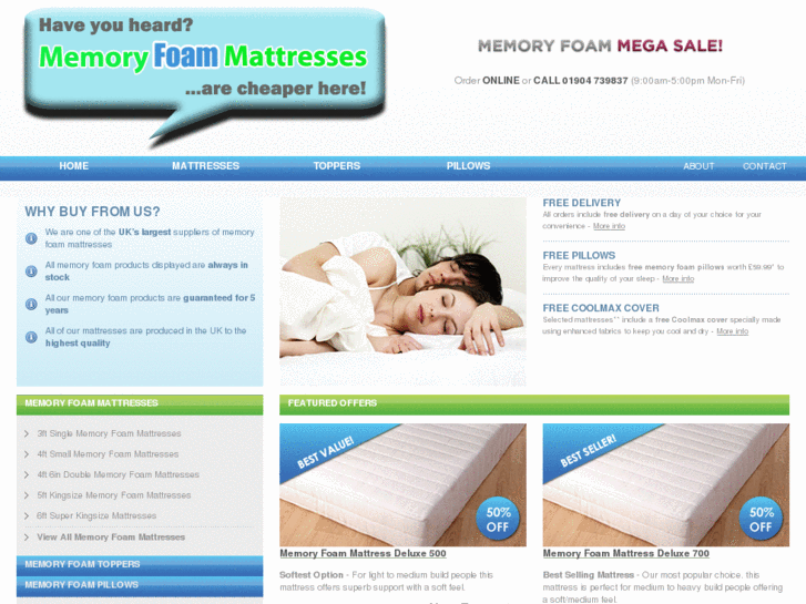 www.memory-foam-matress.com