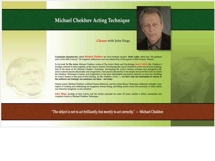 www.michaelchekhovtechnique.com