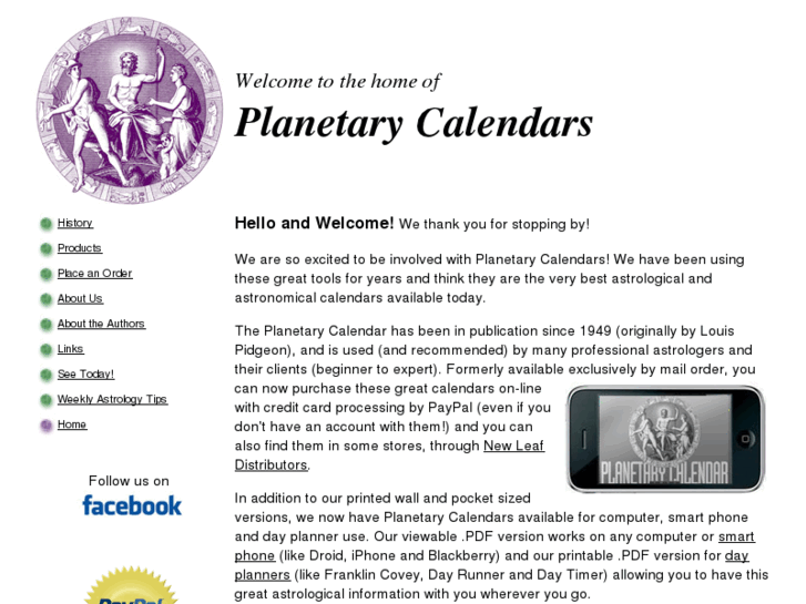 www.planetarycalendar.com