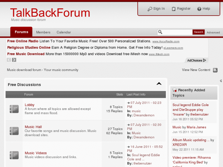 www.talkbackforum.com