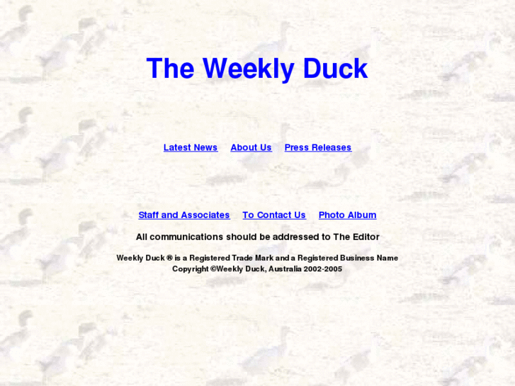 www.weeklyduck.com