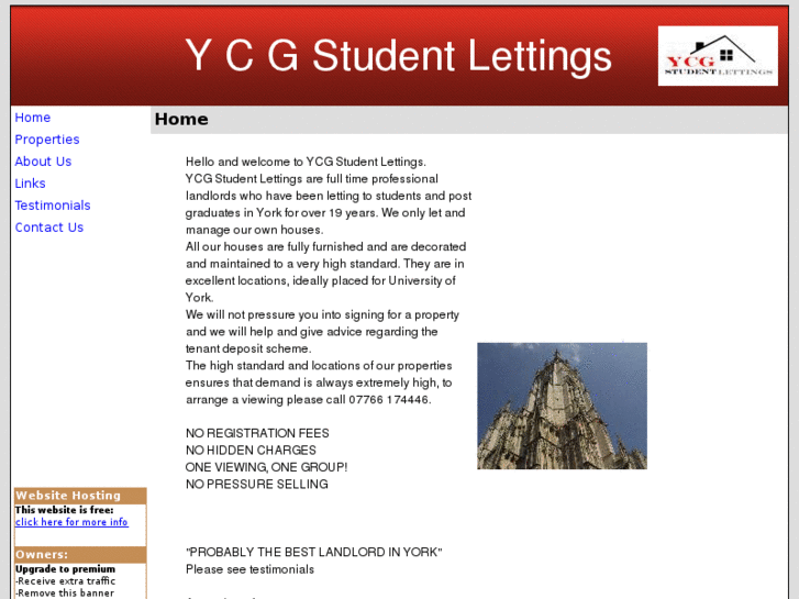 www.ycgstudentlettings.net