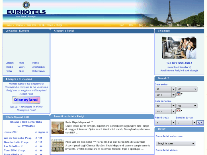 www.1eurhotel.com