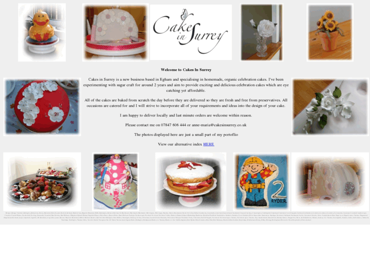 www.cakesinsurrey.co.uk