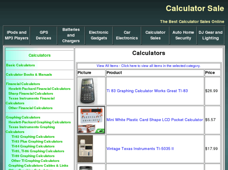 www.calculatorsale.com