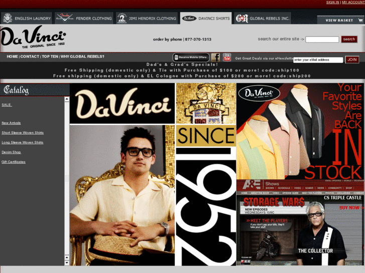 www.davincishirts.com