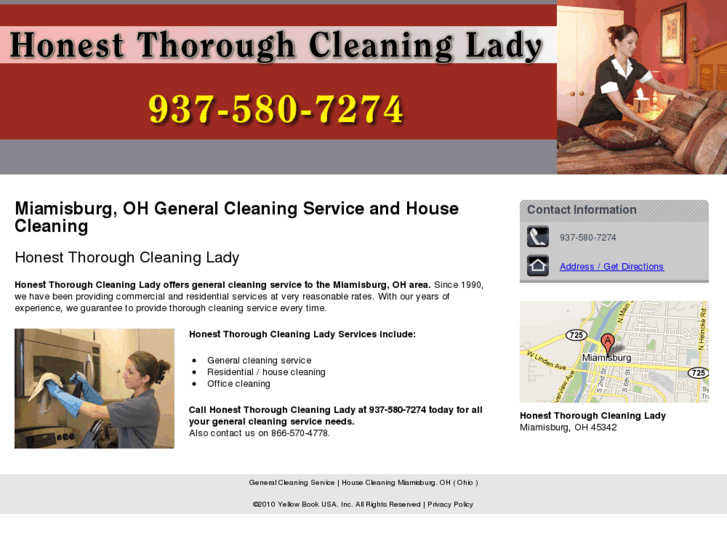 www.honestthoroughcleaninglady.com