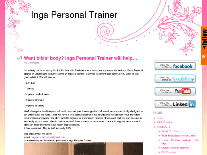 www.ingapersonaltrainer.com