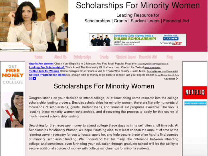 www.scholarshipsforminoritywomen.com