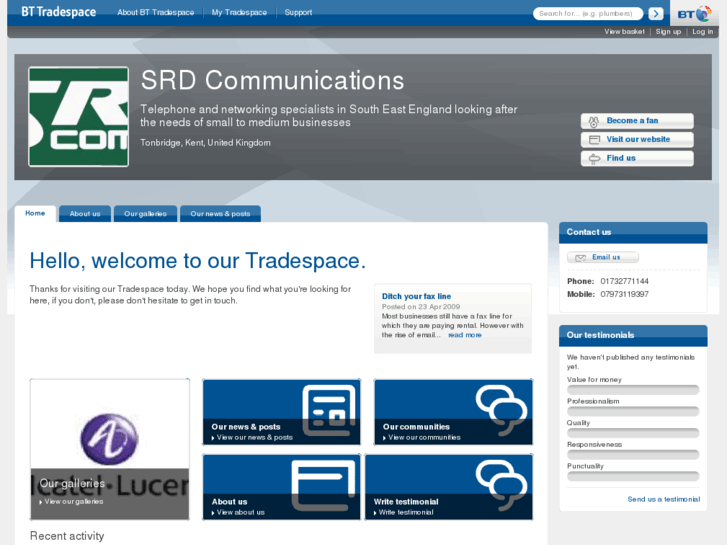 www.srdcomms.net
