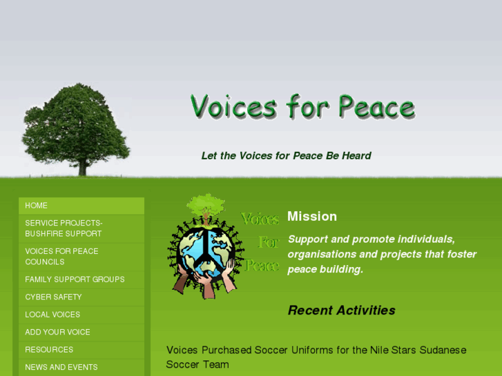 www.voicesforpeace.info