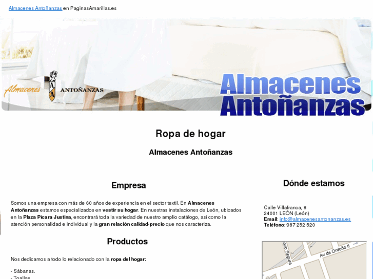 www.almacenesantonanzas.es