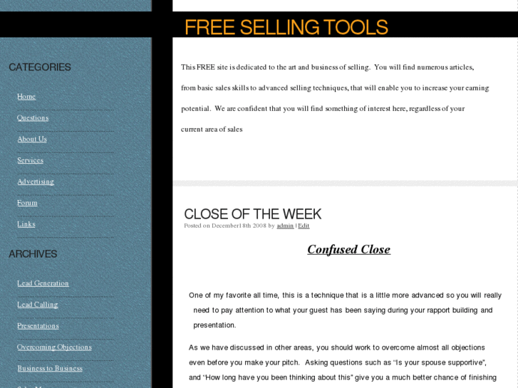 www.freesellingtools.com