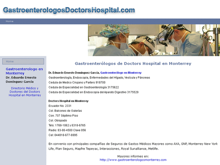 www.gastroenterologosdoctorshospital.com