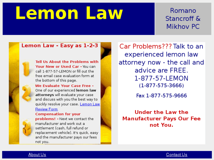 www.lemon-law.to