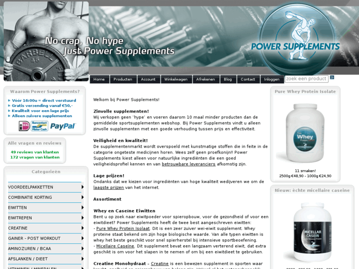 www.powersupplements.nl