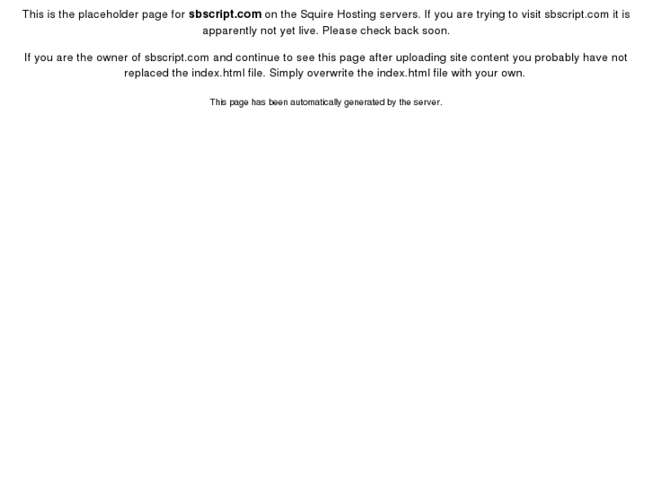 www.sbscript.com