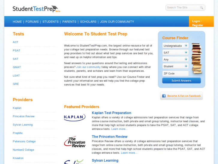 www.studenttestprep.com